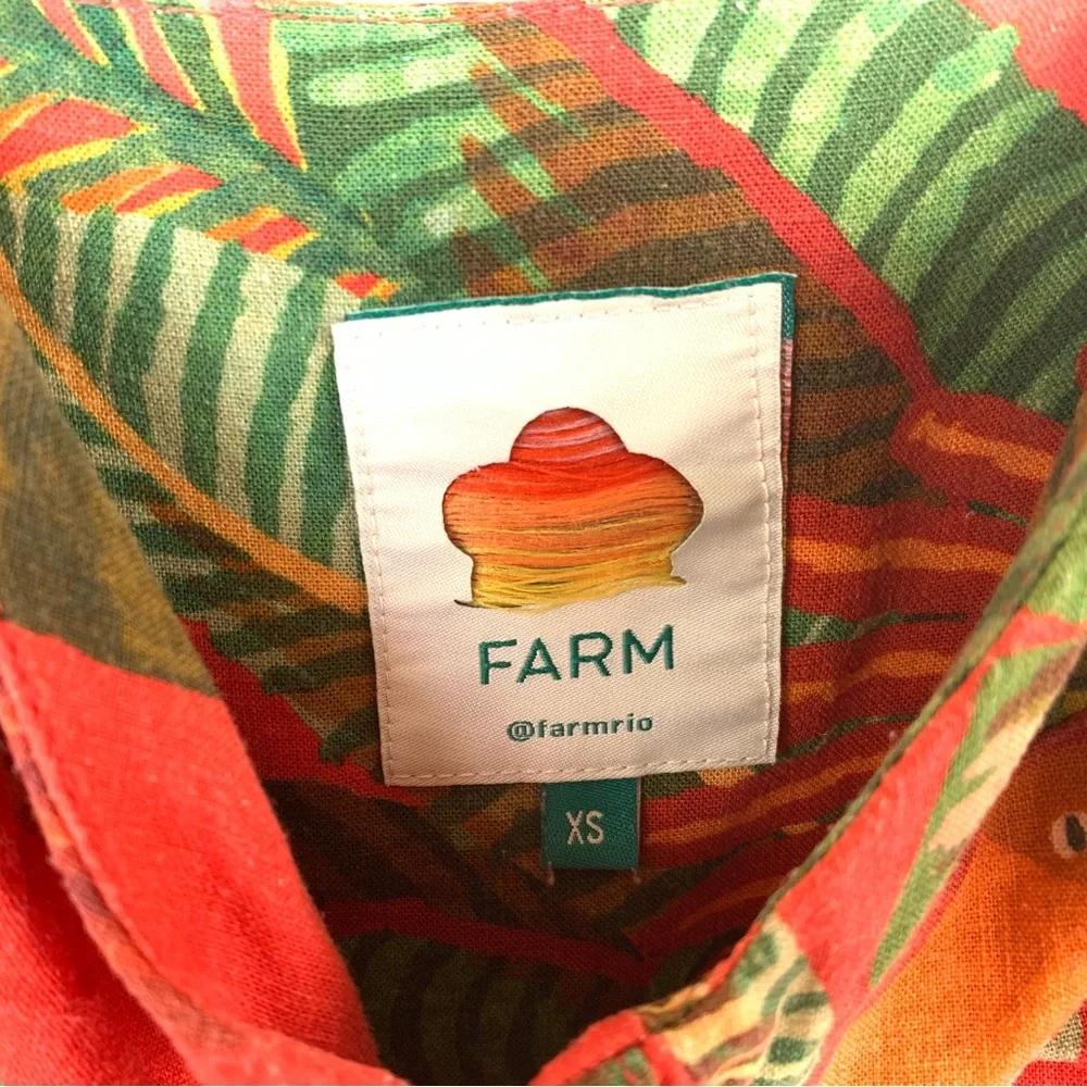 FARM Rio Red Tropical Mini Dress - Picture 15 of 16